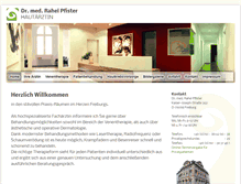 Tablet Screenshot of haut-venen-spezialistin.de